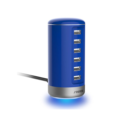 USB Wall Charger, Seenda USB Phone Charger : 6-Port Multi USB Charger with Smart Identification