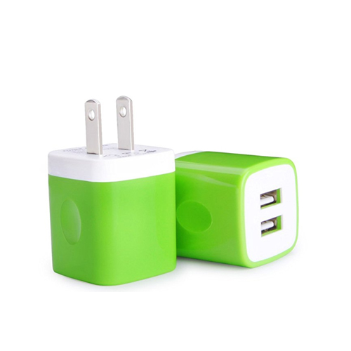 USB Wall Charger, Charger Adapter, Ailkin 2-Pack 2.1Amp Dual Port Quick Charger Plug Cube