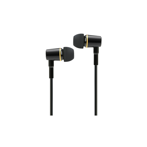 Docooler Anti-radiation Earphone Air Tube 3.5mm Radiation Free Noise Reduction Line Control with Mic Black