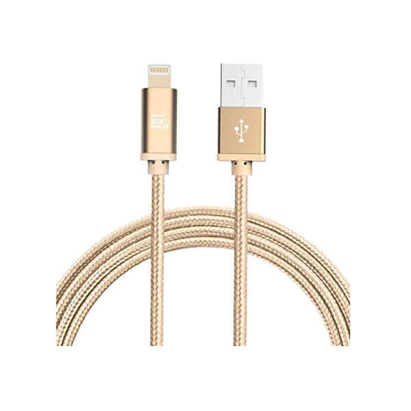 ZRSE Magnetic iPhone Charger Cable Braided Lightning to USB 3 Feet Transfer Data Line