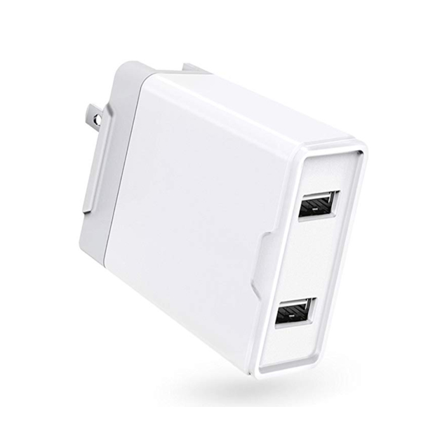 JAHMAI Wall Charger 21W 4.2A Dual-Port Portable USB Travel Wall Charger Phone Charger Adapter