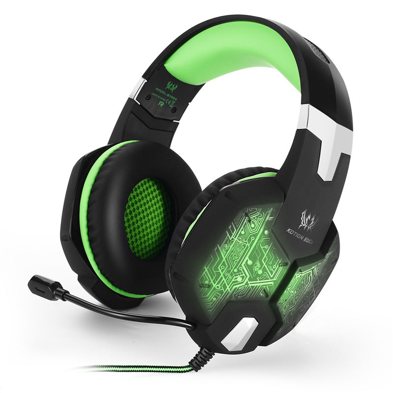 3.5mm Gaming Headphone Gaming Headset Casque Gamer Stereo Headphone With Microphone Mic Led light Game Headsets For PC Computer