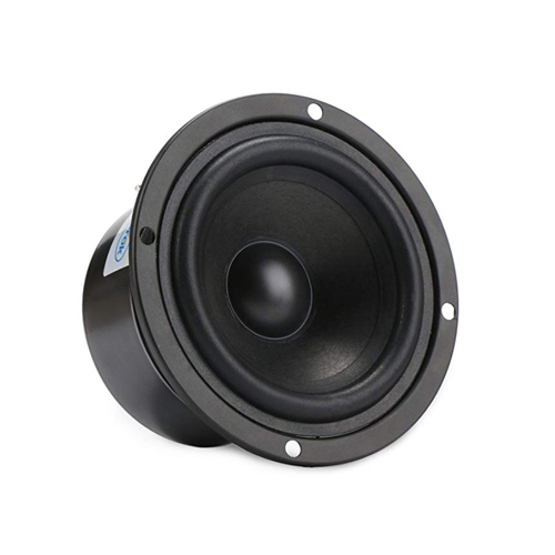 DROK 15W 3" Round Tweeter Speakers Antimagnetic 3 Inch Square 4Ω HiFi Full-range Speaker Strong Interference Immunity 52mm for DIY Loudspeaker Box