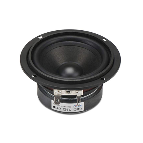 DROK 15W 3" Round Tweeter Speakers Antimagnetic 3 Inch Square 4Ω HiFi Full-range Speaker Strong Interference Immunity 52mm for DIY Loudspeaker Box