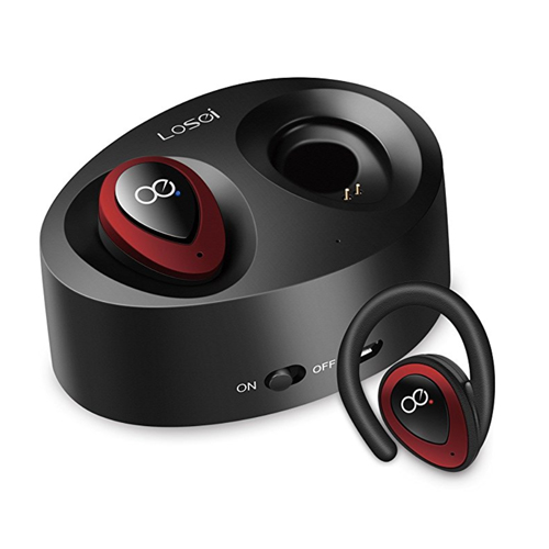Headphones, Losei Dual Wireless Earbuds True Mini Twins Stereo Headset V4.1 Earphones