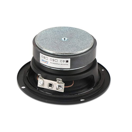 DROK 15W 3" Round Tweeter Speakers Antimagnetic 3 Inch Square 4Ω HiFi Full-range Speaker Strong Interference Immunity 52mm for DIY Loudspeaker Box