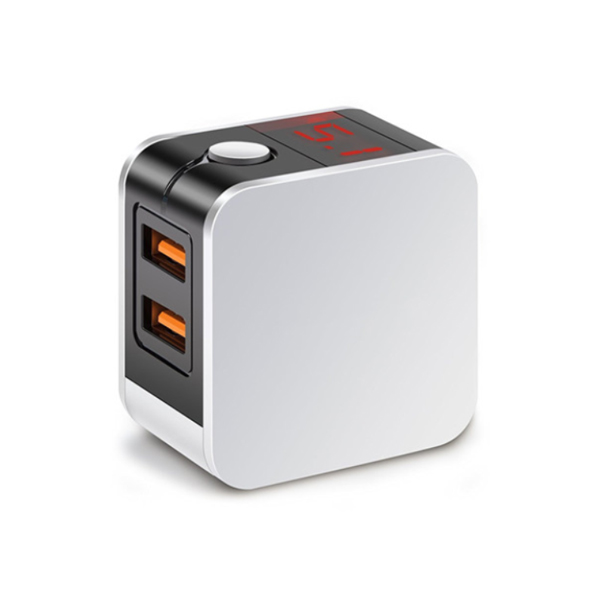 Universal Cell Phone Power Adapter Dual USB Mobile Travel Wall Charger