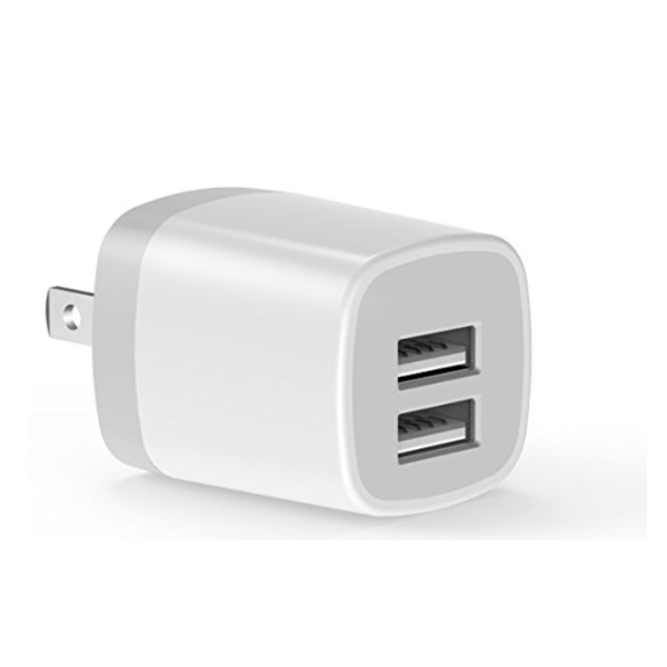 JAHMAI Wall Charger 21W 4.2A Dual-Port Portable USB Travel Wall Charger Phone Charger Adapter