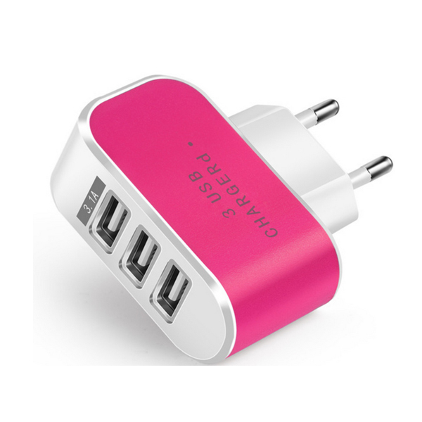 Proelio 3 Port USB Charger